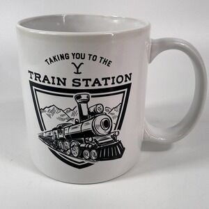 Funny Yellowstone Dutton Ranch 21oz Coffee Mug - Taking You To The Train Station